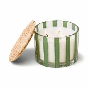 AF1204EU Al Fresco Green Glass Candle Lime Haze 340gr свещ